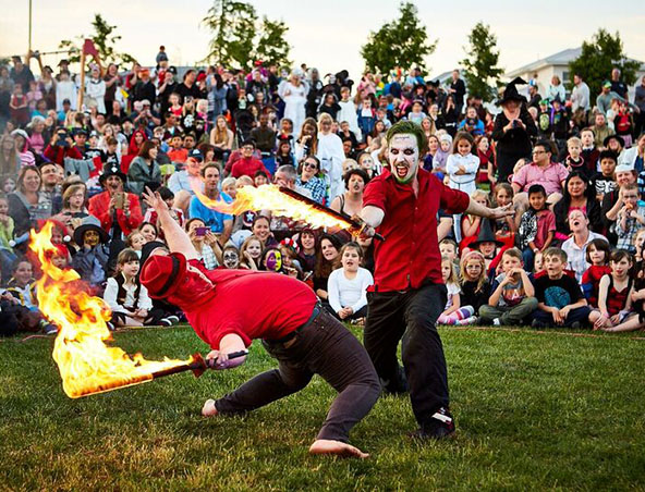 Sydney Fire Performers - Fire Twirlers - Sydney Performers - Roving Entertainment