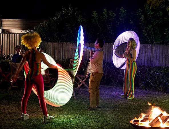 Sydney LED Hula hoopers